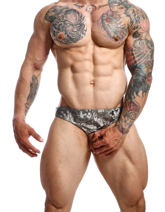 MOB DNGEON Jock Open Front With C - Ring Jockstrap Camouflage Titanium - Camo DMBL01 7 - SexyMenUnderwear.com