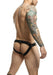 MOB DNGEON Jockstrap Open Front Army Jock O/S DMBL01 - SexyMenUnderwear.com