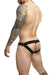 MOB DNGEON Jockstrap Open Front Jock C - Ring O/S Red DMBL01 - SexyMenUnderwear.com