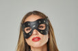 MOB DNGEON Malebasics Masquerade Mask Synthetic Leather Antifaz Black DWA02 O/S - SexyMenUnderwear.com