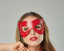 MOB DNGEON Malebasics Masquerade Mask Synthetic Leather Antifaz Red DWA02 O/S - SexyMenUnderwear.com