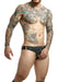 MOB DNGEON Open Front C - Ring Jockstrap Camouflage Midnight O/S DMBL01 - SexyMenUnderwear.com