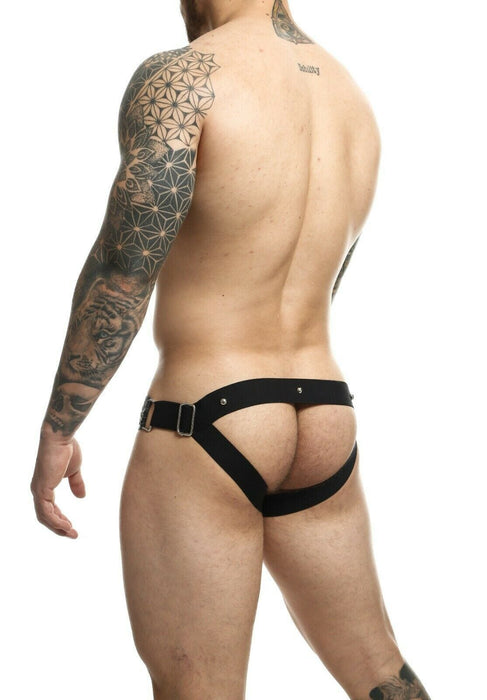 MOB DNGEON Open Front C - Ring Jockstrap Camouflage Midnight O/S DMBL01 - SexyMenUnderwear.com