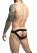 MOB DNGEON Open Front C - Ring Jockstrap Camouflage Midnight O/S DMBL01 - SexyMenUnderwear.com