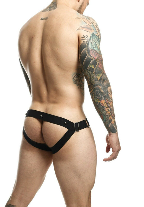 MOB DNGEON Open Front C - Ring Jockstrap Camouflage Midnight O/S DMBL01 - SexyMenUnderwear.com