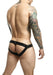 MOB DNGEON Open Front C - Ring Jockstrap Camouflage Midnight O/S DMBL01 - SexyMenUnderwear.com