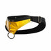 MOB DNGEON Open Front Jockstrap With C - Ring Yellow O/S DMBL01 - SexyMenUnderwear.com