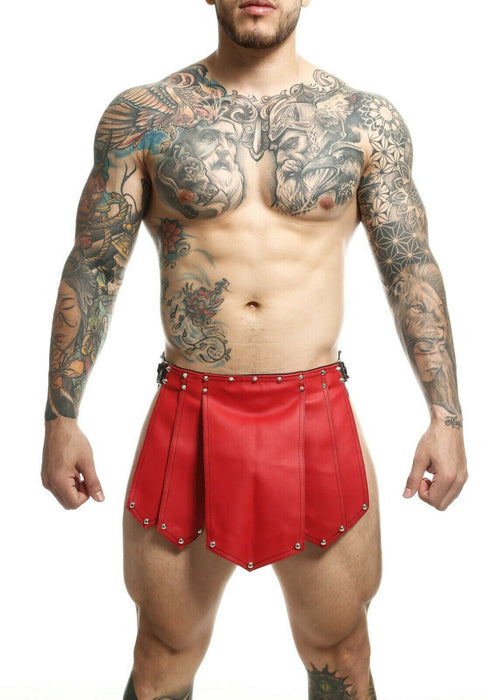 MOB DNGEON Skirt Eroticwear Mens Kilt Roman Skirts Fetish Red DMBL10 10 - SexyMenUnderwear.com