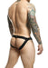 MOB DNGEON Snap - Jock With Metal Ring Erocticwear Jockstrap Cherry Red DMBL03 07 - SexyMenUnderwear.com