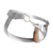 MOB DNGEON Snap-Jock With Metal Ring Erocticwear Jockstrap DMBL03 Silver Mirror