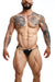 MOB DNGEON Snap Jockstrap Metal Ring Open Back - Mamba One Size DMBL03 - SexyMenUnderwear.com