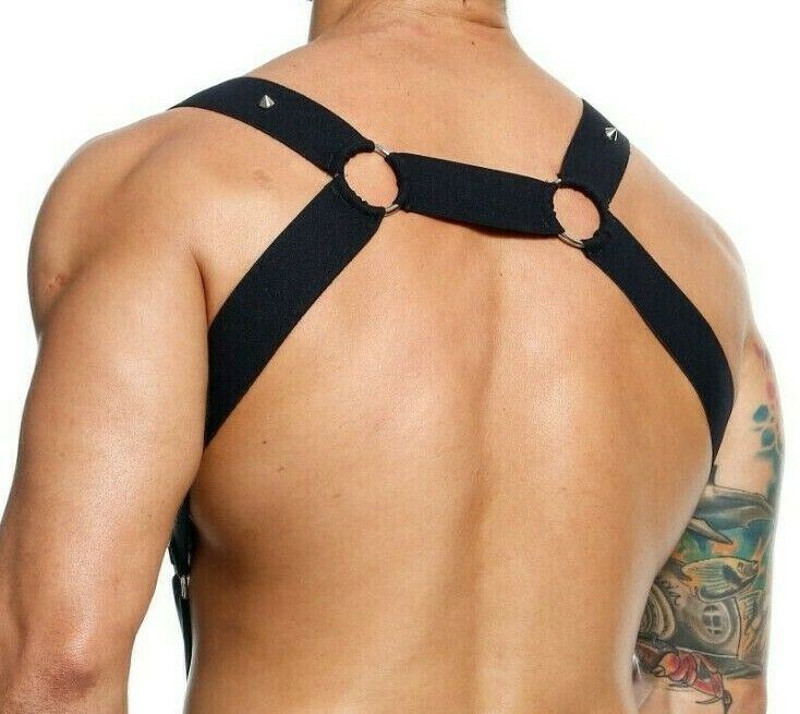 MOB DNGEON Straight Back Adjustable Harness O/S DMBL06 Black6