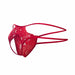 MOB Thongs Malebasics Open Lace Thong Red MBL493