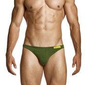 MODUS VIVENDI Army Low Cut Briefs Bikini - Cut Knitted Briefs Khaki 27412 1041