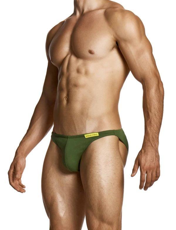 MODUS VIVENDI Army Low Cut Briefs Bikini - Cut Knitted Briefs Khaki 27412 1042