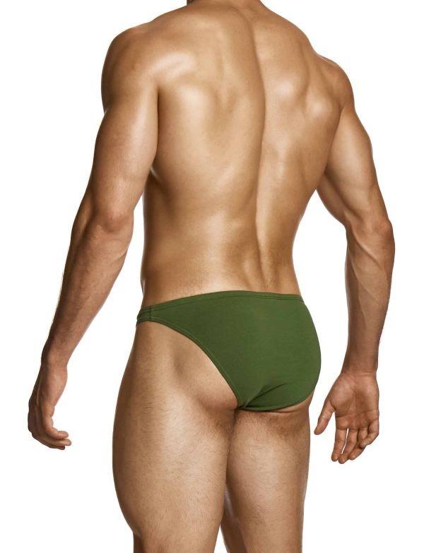 MODUS VIVENDI Army Low Cut Briefs Bikini - Cut Knitted Briefs Khaki 27412 1043