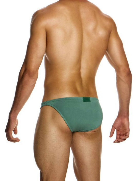 Modus Vivendi Bamboo Low - Cut Brief Bikini Style Briefs Khaki 13412 49 - SexyMenUnderwear.com