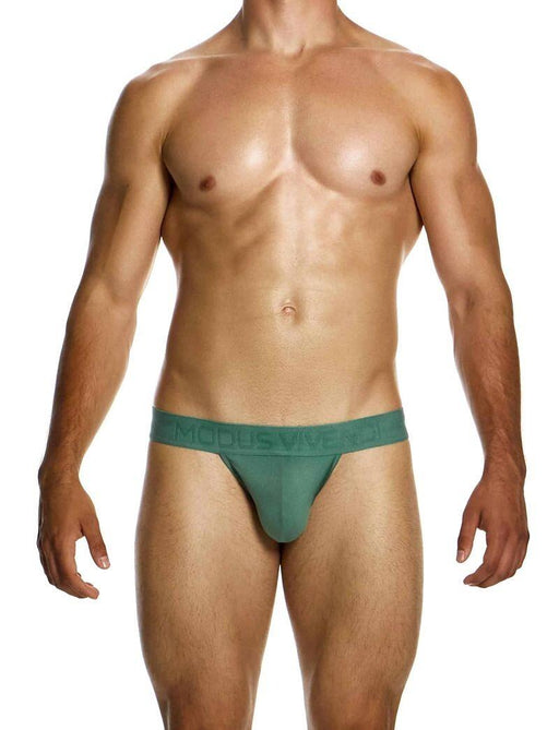Modus Vivendi Bamboo Tanga Briefs Jacquard Moisture Absorption Khaki 13413 1912