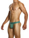 Modus Vivendi Bamboo Thong Eco - Jacquard T - String Khaki Green 13411 185 - SexyMenUnderwear.com