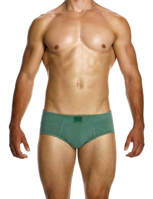 Modus Vivendi Bamboo Wide Briefs With Moisture Absorption in Khaki 13414 45 - SexyMenUnderwear.com