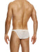 MODUS VIVENDI Bikini Briefs Striped Crochet Low - Cut Brief in Natural 07413 - SexyMenUnderwear.com