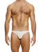 MODUS VIVENDI Bikini Briefs Striped Crochet Low - Cut Brief in Natural 07413 - SexyMenUnderwear.com