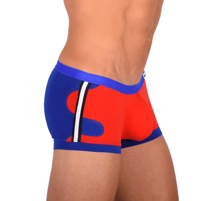 Modus Vivendi Boxer Briefs SURREAL Cotton Underwear Blue 12721 13 - SexyMenUnderwear.com