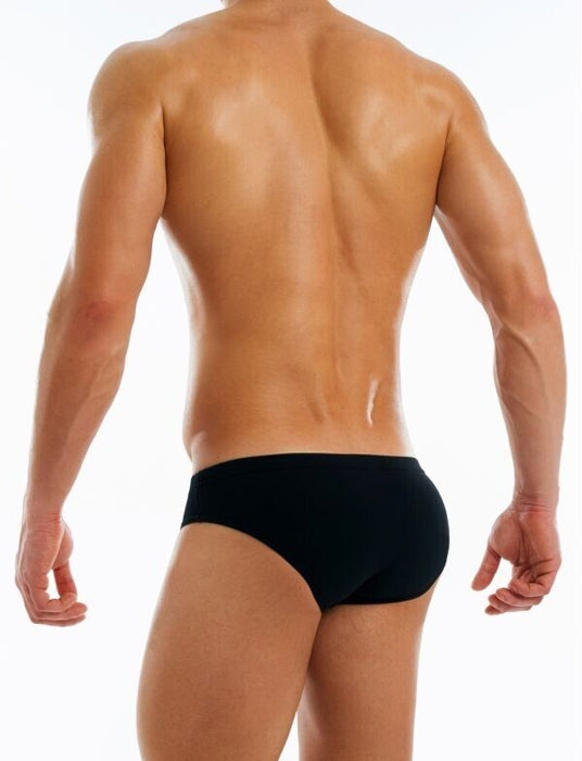 MODUS VIVENDI Brief Antibacterial Pure Cotton Eco Knitted Briefs Black 15612 - SexyMenUnderwear.com