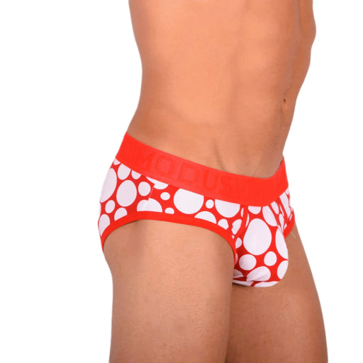 Modus Vivendi Brief Polka dot Slip Pour Homme Red 08812 39 - SexyMenUnderwear.com