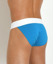 Modus Vivendi Brief Sumo Customizable Twist With Open Front Snap Turquoise 16512 294
