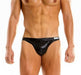 Modus Vivendi Briefs Leather Look Low Cut Tight Briefs Black 20513 64 - SexyMenUnderwear.com