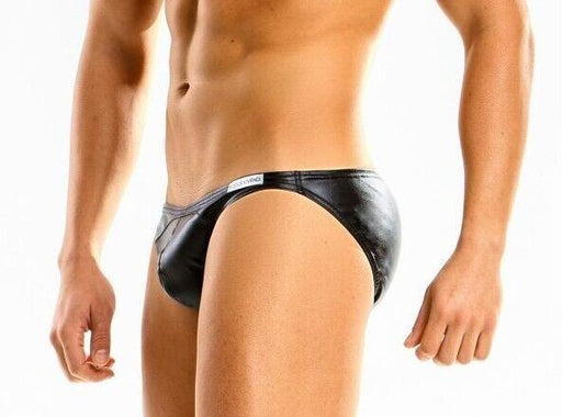 Modus Vivendi Briefs Leather Look Low Cut Tight Briefs Black 20513 641