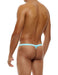 Modus Vivendi C Through T - String Perforated Semi - Transparent Light Blue 08017 B71 - SexyMenUnderwear.com