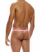 Modus Vivendi C Through T - String Perforated Semi - Transparent Pink Neon 08017 B71 - SexyMenUnderwear.com