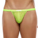 Modus Vivendi C Through T - String Perforated Semi - Transparent Yellow 08017 B71 - SexyMenUnderwear.com