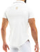 Modus Vivendi Chemise Vegan Leather Muscle Shirt Press Stud Buttons White 20541 B50B - SexyMenUnderwear.com