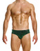 Modus Vivendi Classic Brief Glitter Knitted Lurex Yarns Green Briefs 26315 B87 - SexyMenUnderwear.com