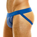 Modus Vivendi Country Jock Knitted Double - Ply Pouch Blue Jockstrap 02211 B76 - SexyMenUnderwear.com