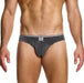 MODUS VIVENDI Crackled Classic Briefs Fashion Lurex Gray Metallic Yarns 25313 - SexyMenUnderwear.com