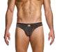 MODUS VIVENDI Crackled Classic Briefs Lurex Brown Metallic Yarns 25313 - SexyMenUnderwear.com