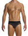 MODUS VIVENDI Delusion Classic Brief Knitted Lurex Yarns Black Jacquard 02513 - SexyMenUnderwear.com