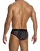 MODUS VIVENDI Delusion Classic Brief Knitted Lurex Yarns Black Jacquard 02513 - SexyMenUnderwear.com