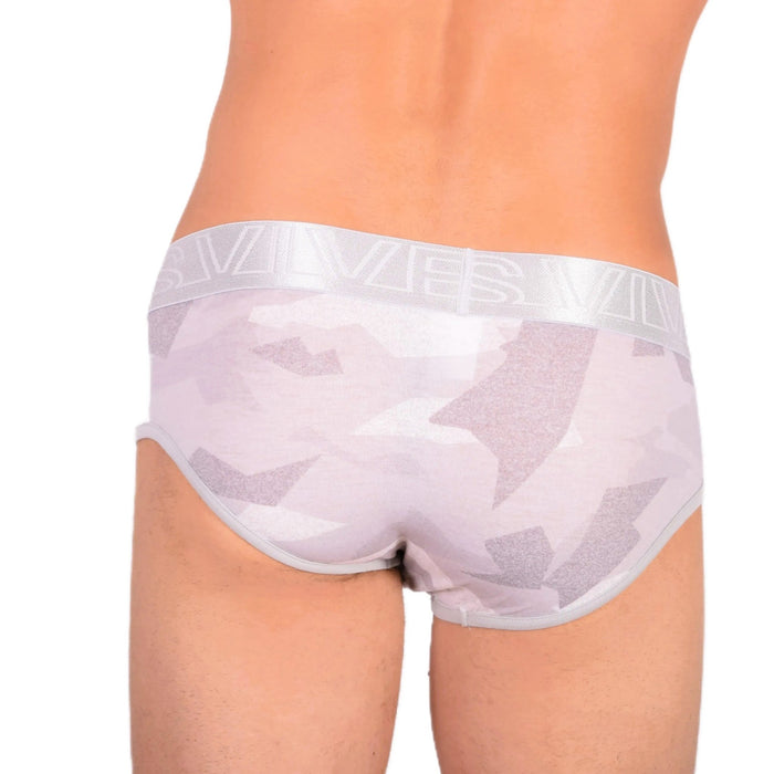 Modus Vivendi Desert Camouflage Briefs Soft Cotton Grey Brief 11714 31 - SexyMenUnderwear.com