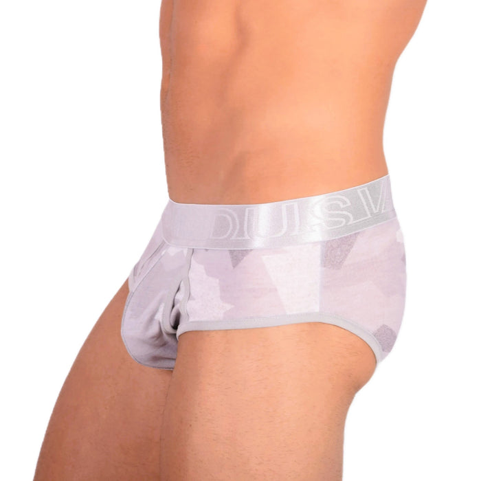 Modus Vivendi Desert Camouflage Briefs Soft Cotton Grey Brief 11714 31 - SexyMenUnderwear.com