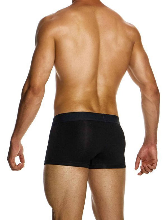 Modus Vivendi Eco - Bamboo Boxer Jacquard Trunk Regular Fit Black 13422 48 - SexyMenUnderwear.com