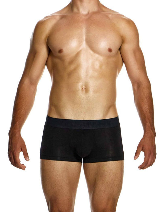 Modus Vivendi Eco - Bamboo Boxer Jacquard Trunk Regular Fit Black 13422 48 - SexyMenUnderwear.com