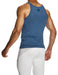 Modus Vivendi Eco - Bamboo Tank top Tight Fit Sleeveless Indigo 13431 B84 - SexyMenUnderwear.com