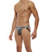 Modus Vivendi Exclusive Jockstrap Silver Lurex Yarns Shimmer Jock 24212 - SexyMenUnderwear.com