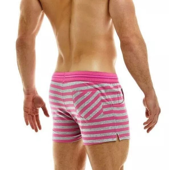 Modus Vivendi Exclusive Shorts Slim Fit Adjustable Drawstrings Fushia 23221 - SexyMenUnderwear.com