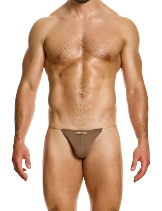 Modus Vivendi G - String Antibacterial Comfy Contour Pouch in Dark Skin 15616 - SexyMenUnderwear.com